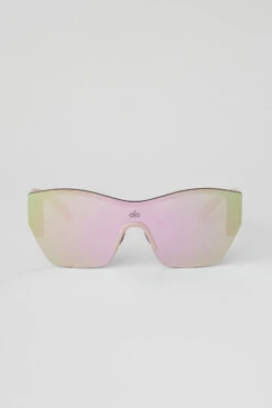 Stunner Sunglasses - Pink Mirror/Pink