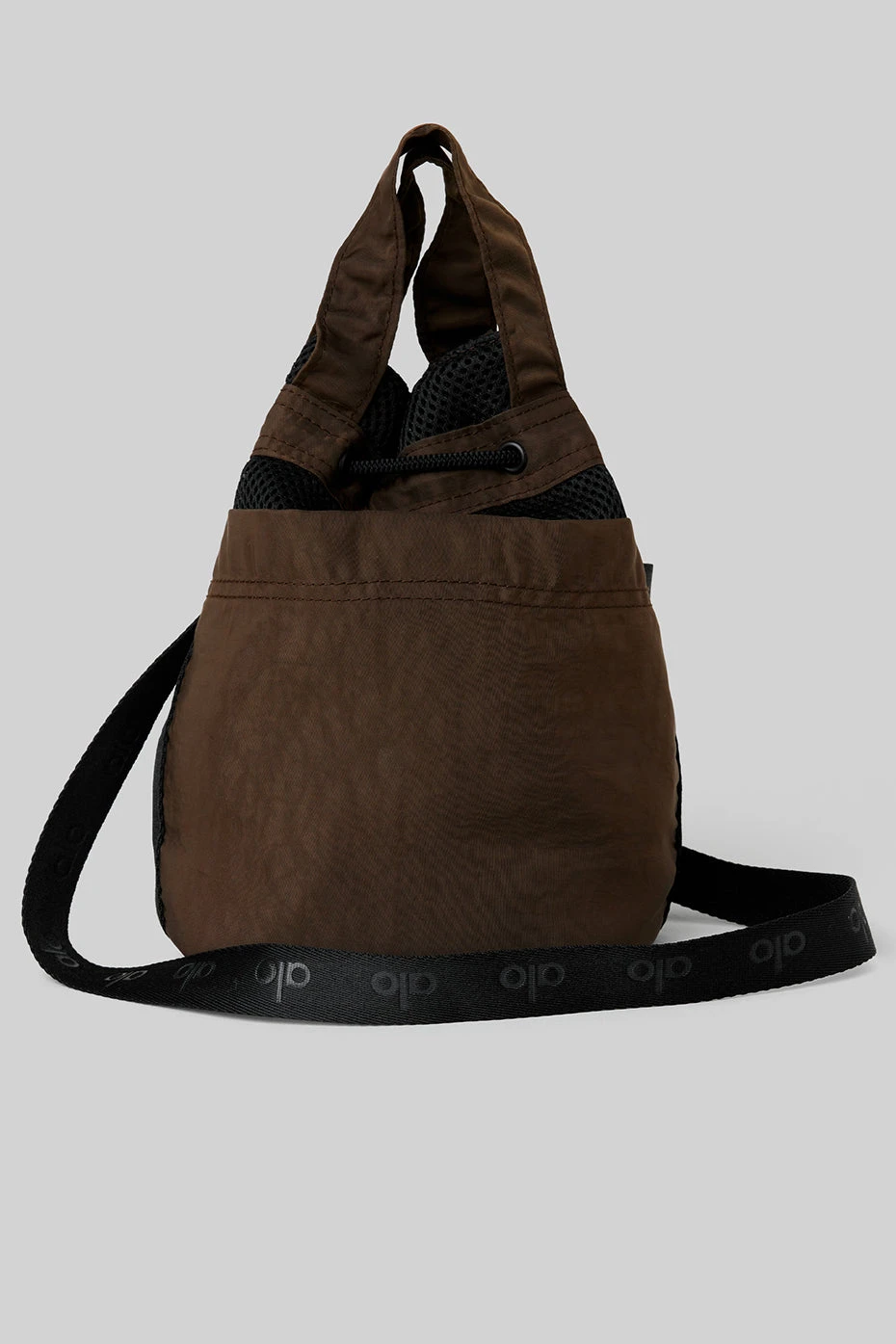 Cross Body Bucket Bag - Espresso/Black 5 Cross Body Bucket Bag - Espresso/Black - Image 3
