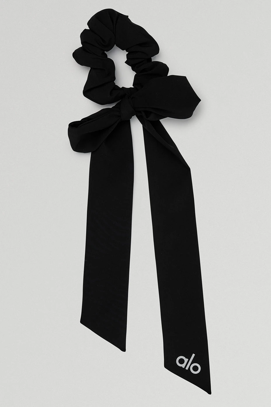 Love Knots Tie Scrunchie - Black 3 Love Knots Tie Scrunchie - Black