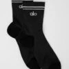 Unisex Half-Crew Performance Sock - Black 2 Unisex Half-Crew Performance Sock - Black -Alo Fashion Store A0295W 01 b1 a1 15fcfce3 4de2 43d2 a6bd 049072d44c7c