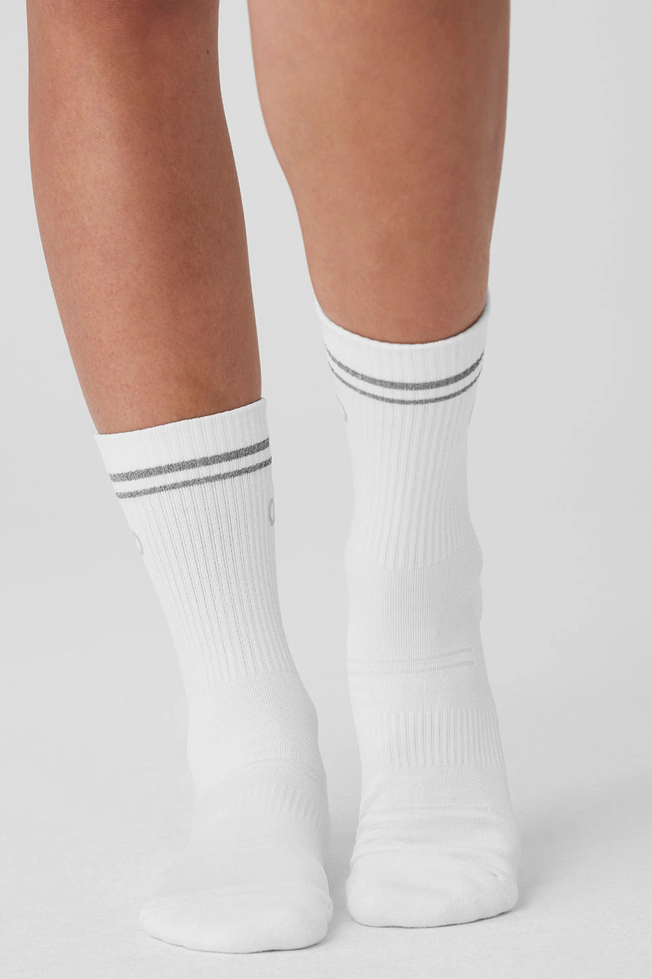 Unisex Half-Crew Performance Sock - White 5 Unisex Half-Crew Performance Sock - White - Image 3