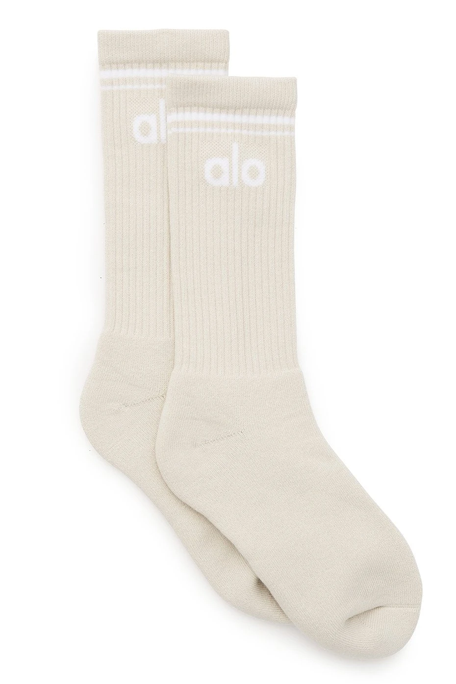 Unisex Throwback Sock - Bone/White 3 Unisex Throwback Sock - Bone/White