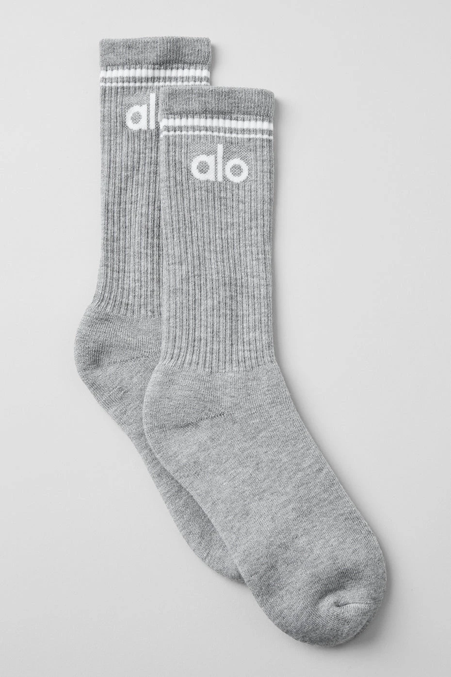 Unisex Throwback Sock - Athletic Heather Grey/White 3 Unisex Throwback Sock - Athletic Heather Grey/White