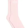 Unisex Throwback Sock - Powder Pink/White 1 Unisex Throwback Sock - Powder Pink/White -Alo Fashion Store A0357U 03826 1