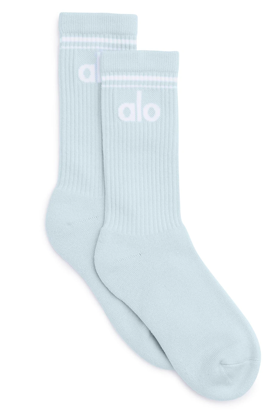 Unisex Throwback Sock - Powder Blue/White 3 Unisex Throwback Sock - Powder Blue/White