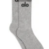Unisex Throwback Sock - Athletic Heather Grey/Black 1 Unisex Throwback Sock - Athletic Heather Grey/Black -Alo Fashion Store A0357U 03905 1