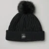 Cable Knit Beanie - Black 2 Cable Knit Beanie - Black -Alo Fashion Store A0405U 01 b1 a1