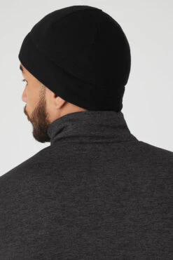 Performance Fleece Beanie - Black 13 Performance Fleece Beanie - Black -Alo Fashion Store A0424U 01 b1 s1 a6 1 m130