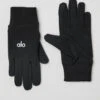 Midweight Performance Glove - Black 2 Midweight Performance Glove - Black -Alo Fashion Store A0426U 01 b1 a1