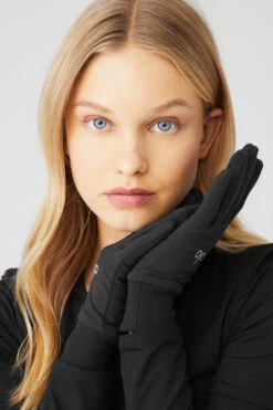 Midweight Performance Glove - Black 8 Midweight Performance Glove - Black -Alo Fashion Store A0426U 01 b1 s1 a2 1 m131