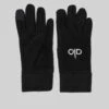 Performance Fleece Gloves - Black -Alo Fashion Store A0434U 01 b1 a1