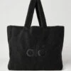 Foxy Sherpa Tote - Black 2 Foxy Sherpa Tote - Black -Alo Fashion Store A0466U 01 b1 a1