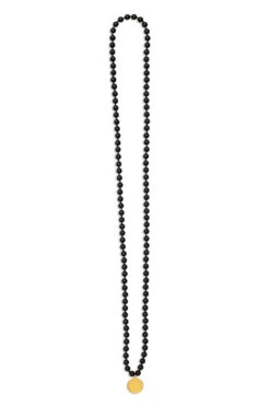 Black Onyx Mala Necklace 10 Black Onyx Mala Necklace -Alo Fashion Store JSM0007 030704000 b1 a3