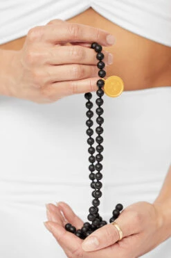 Black Onyx Mala Necklace 11 Black Onyx Mala Necklace -Alo Fashion Store JSM0007 030704000 b1 s1 a4