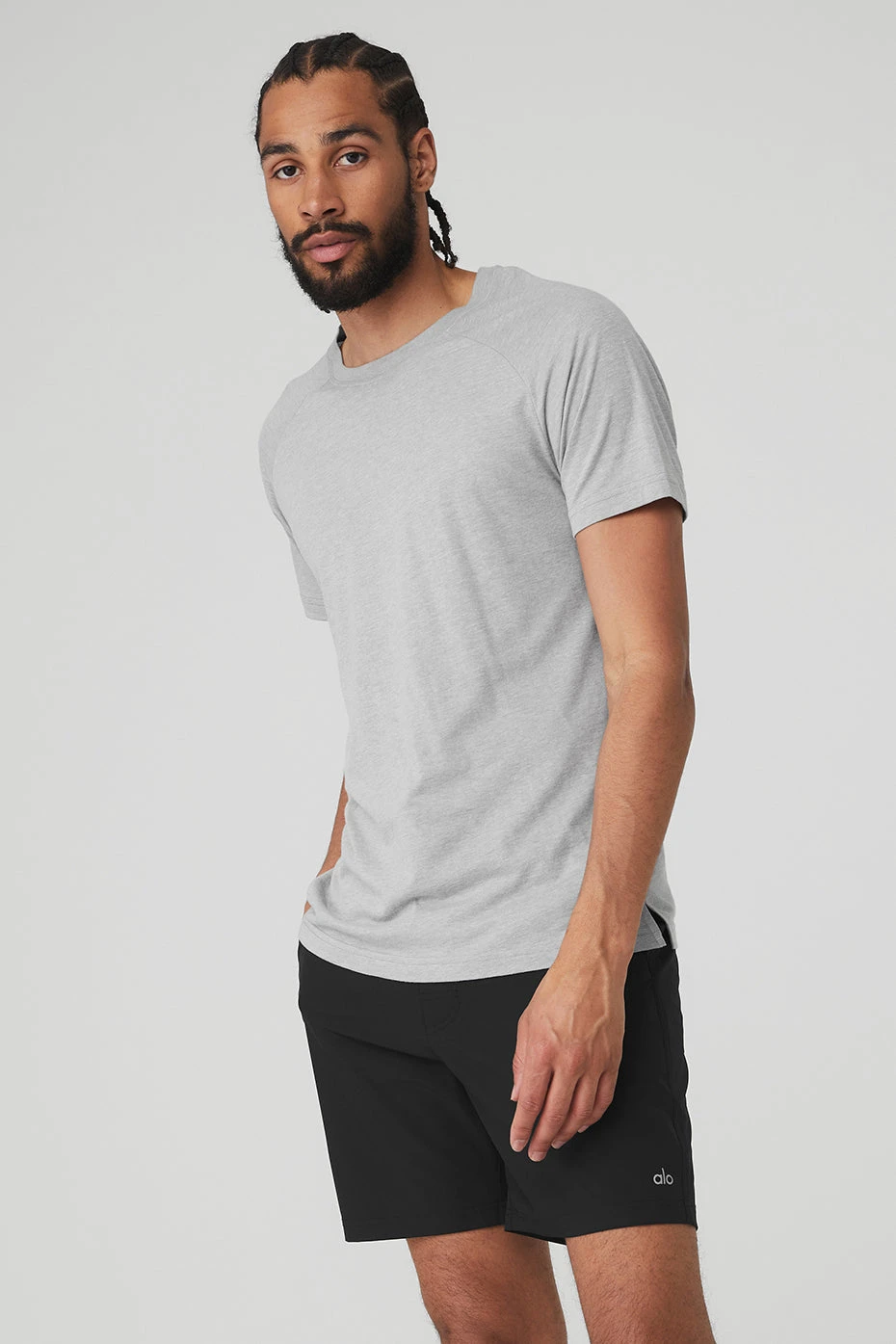 Triumph Raglan Tee - Athletic Heather Grey 3 Triumph Raglan Tee - Athletic Heather Grey