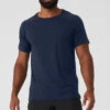 Triumph Raglan Tee - Navy 1 Triumph Raglan Tee - Navy -Alo Fashion Store M1133R 03842 b1 s1 a1 1 m93