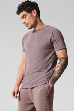 Triumph Raglan Tee - Mushroom 10 Triumph Raglan Tee - Mushroom -Alo Fashion Store M1133R 05498 b1 s1 a3 1 m214