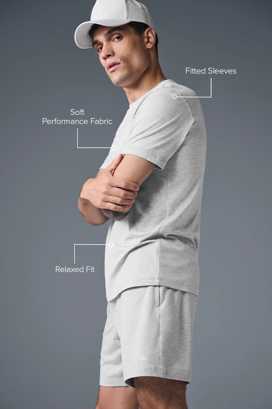 Conquer Reform Crewneck Short Sleeve - Athletic Heather Grey 4 Conquer Reform Crewneck Short Sleeve - Athletic Heather Grey - Image 2