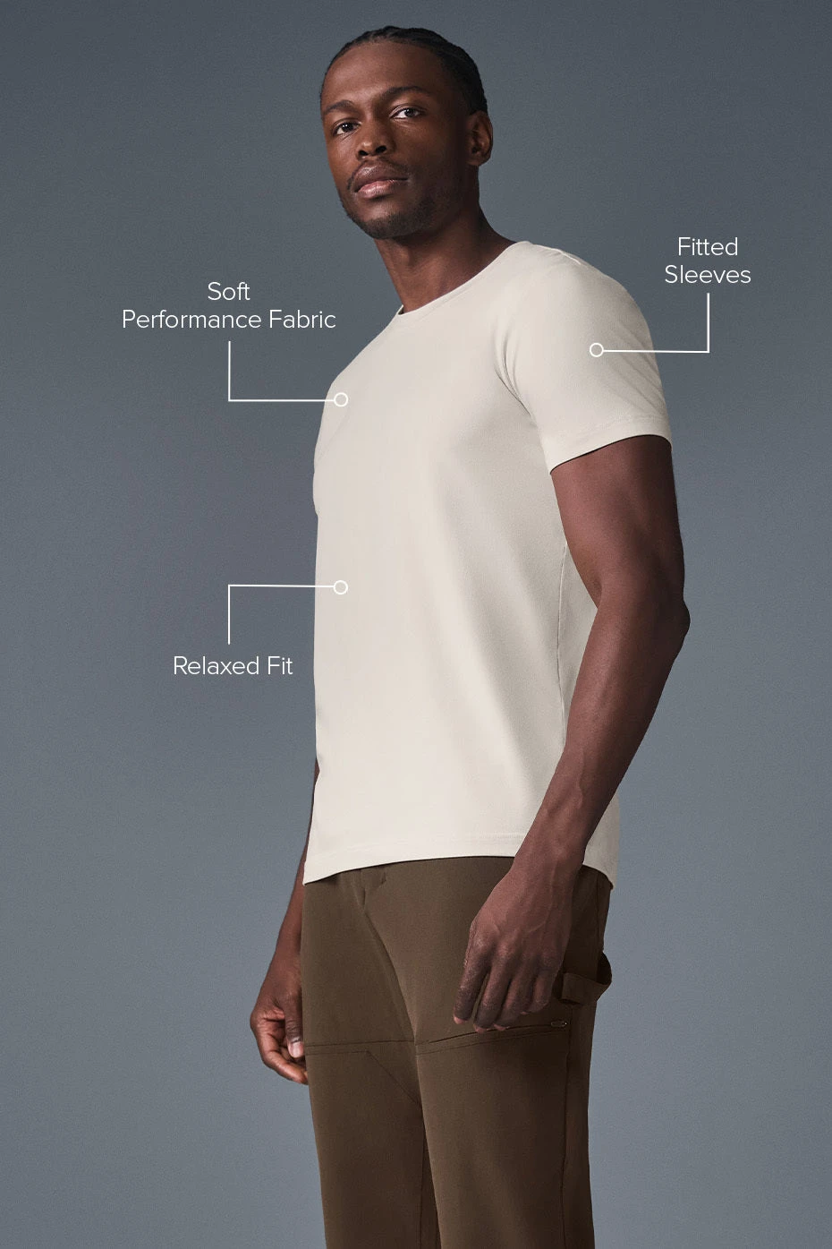 Conquer Reform Crewneck Short Sleeve - Bone 4 Conquer Reform Crewneck Short Sleeve - Bone - Image 2