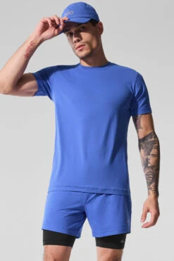 Conquer Reform Crewneck Short Sleeve - Marathon Blue