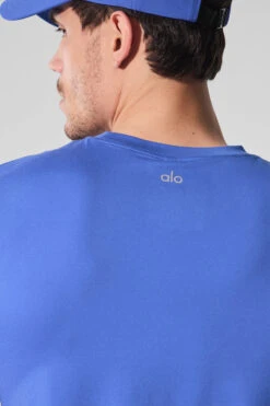 Conquer Reform Crewneck Short Sleeve - Marathon Blue 10 Conquer Reform Crewneck Short Sleeve - Marathon Blue -Alo Fashion Store M1205R 06037 b1 s1 a003 1 m214