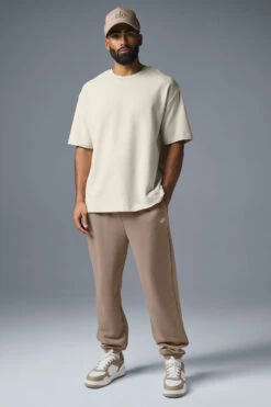 Double Take Short Sleeve - Bone -Alo Fashion Store M1224R 03040 b1 s3 a4 1 m93