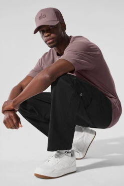 Double Take Short Sleeve - Mushroom 9 Double Take Short Sleeve - Mushroom -Alo Fashion Store M1224R 05498 b1 s1 a5 1 m221