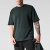 Double Take Short Sleeve - Charcoal Green 2 Double Take Short Sleeve - Charcoal Green -Alo Fashion Store M1224R 06021 b1 s1 a1 1 m214