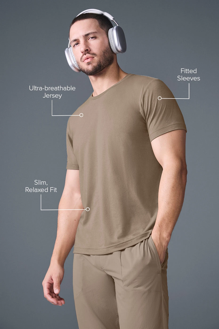 Triumph Tee - Gravel 4 Triumph Tee - Gravel - Image 2