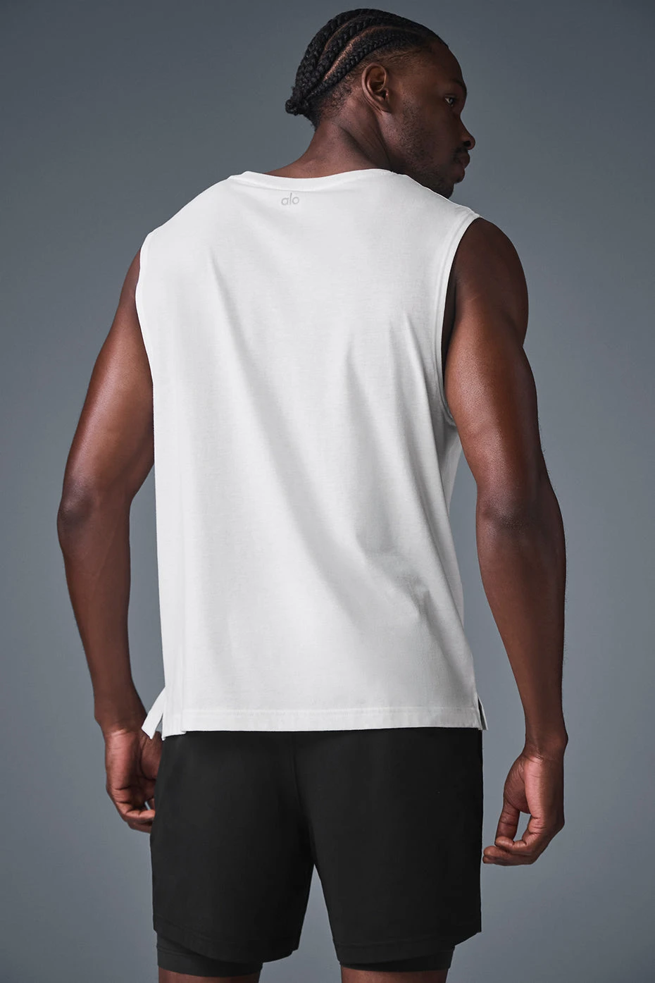 The Triumph Muscle Tank - White 4 The Triumph Muscle Tank - White - Image 2
