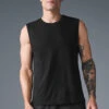 The Triumph Muscle Tank - Black 1 The Triumph Muscle Tank - Black -Alo Fashion Store M2033R 01 b1 s1 a1 1 m214
