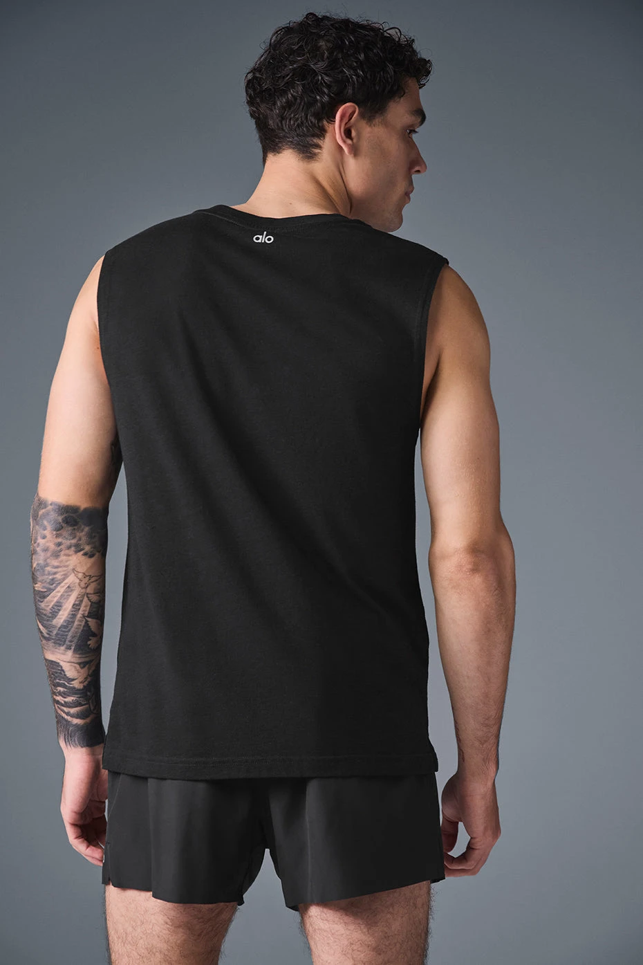 The Triumph Muscle Tank - Black 4 The Triumph Muscle Tank - Black - Image 2