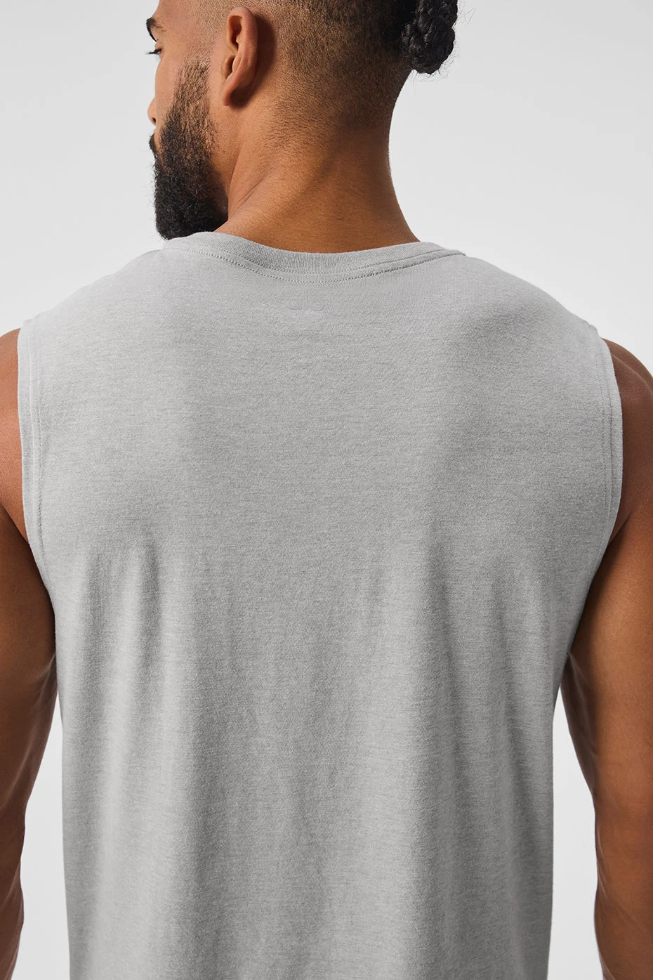 The Triumph Muscle Tank - Athletic Heather Grey 6 The Triumph Muscle Tank - Athletic Heather Grey - Image 4