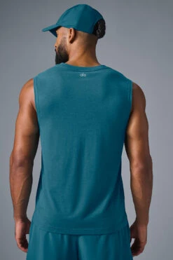 The Triumph Muscle Tank - Oceanic Teal 7 The Triumph Muscle Tank - Oceanic Teal -Alo Fashion Store M2033R 05445 b1 s1 a2 1 m93