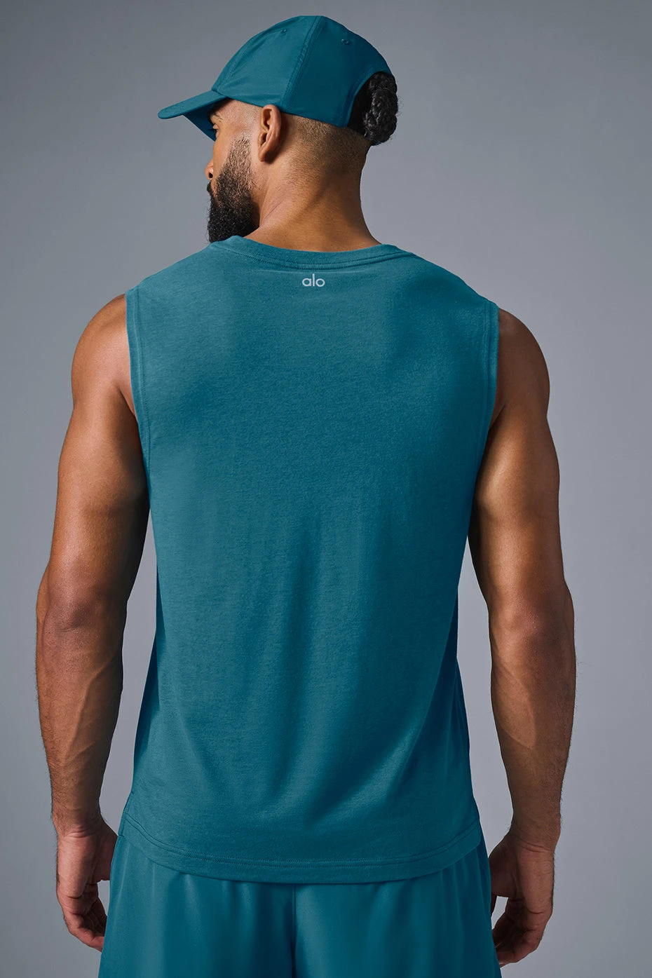 The Triumph Muscle Tank - Oceanic Teal 4 The Triumph Muscle Tank - Oceanic Teal - Image 2