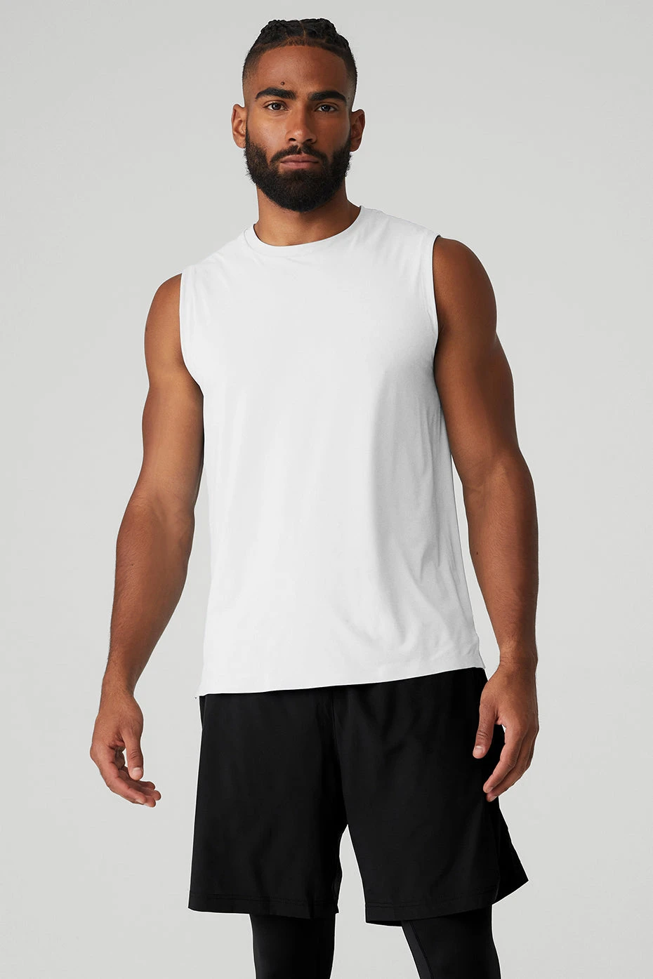Idol Performance Tank - White 3 Idol Performance Tank - White