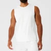 Conquer Muscle Tank - White 2 Conquer Muscle Tank - White -Alo Fashion Store M2066R 00 b1 s3 a1 1 m93