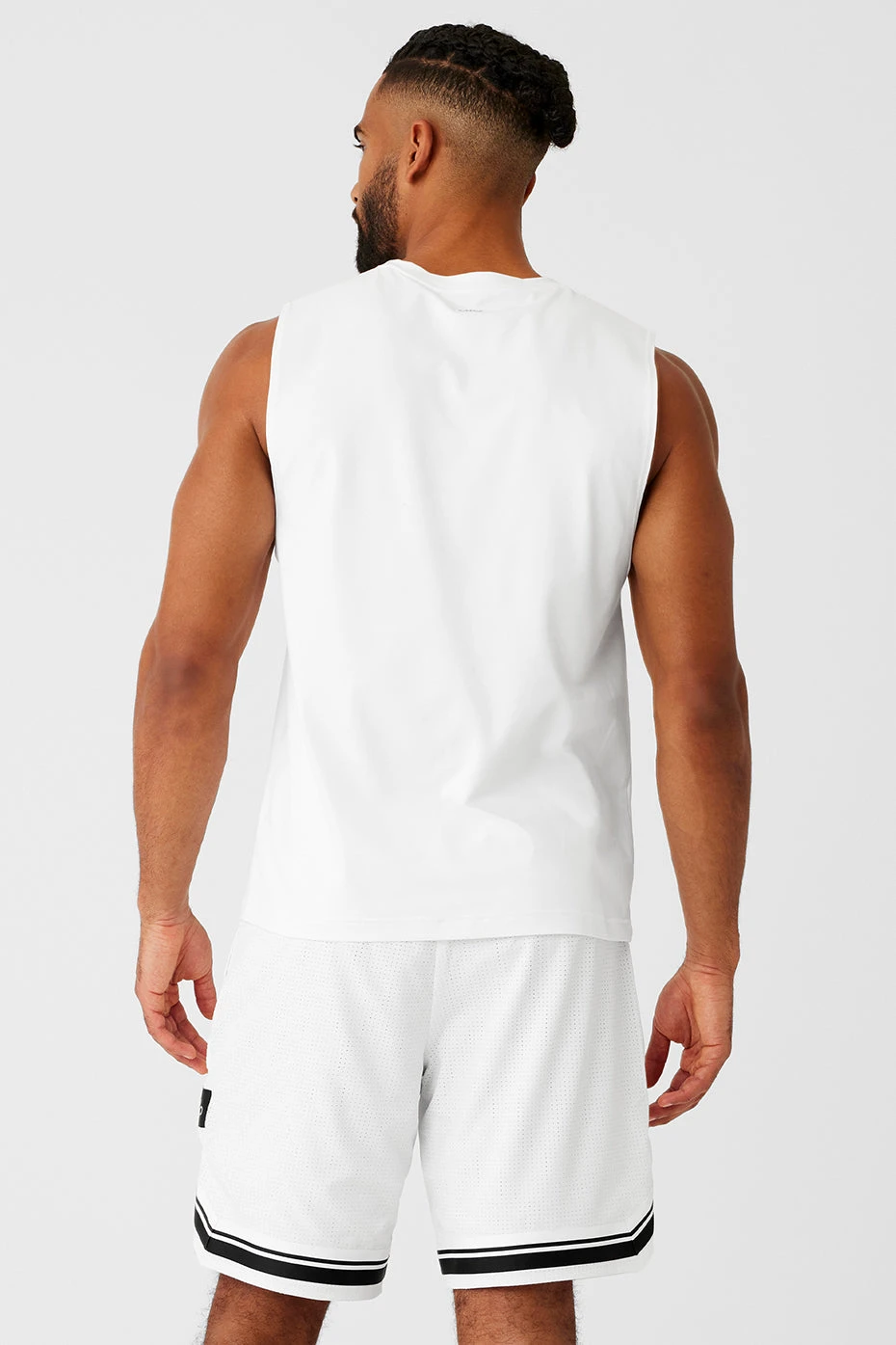 Conquer Muscle Tank - White 4 Conquer Muscle Tank - White - Image 2