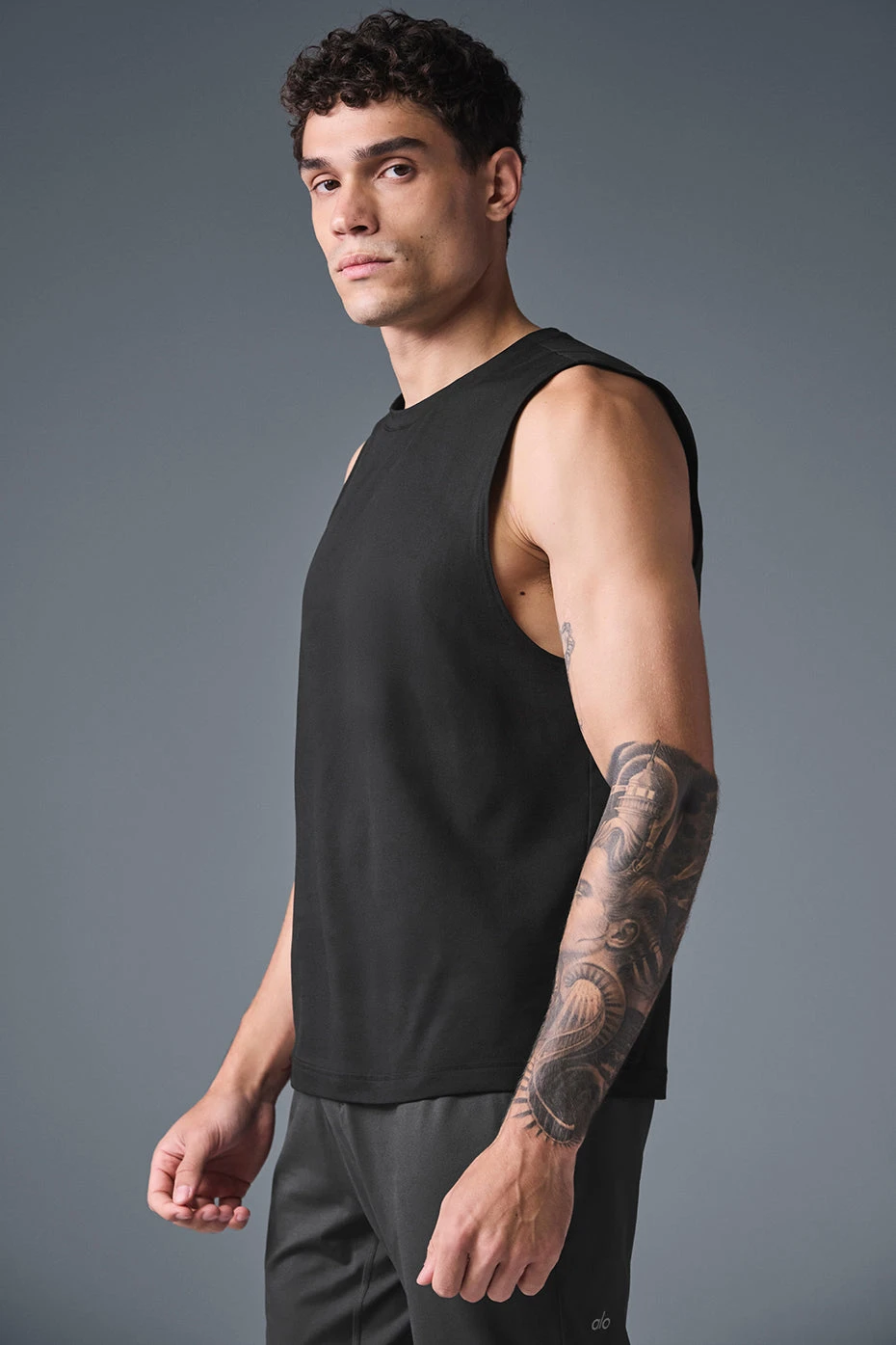 Conquer Muscle Tank - Black 5 Conquer Muscle Tank - Black - Image 3