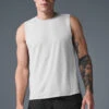 Conquer Muscle Tank - Athletic Heather Grey 2 Conquer Muscle Tank - Athletic Heather Grey -Alo Fashion Store M2066R 02910 b1 s1 a1 1 m214