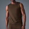 Conquer Muscle Tank - Espresso -Alo Fashion Store M2066R 04064 b1 s1 a1 1 m221