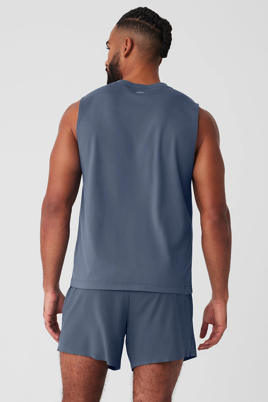 Conquer Muscle Tank - Bluestone 4 Conquer Muscle Tank - Bluestone - Image 2