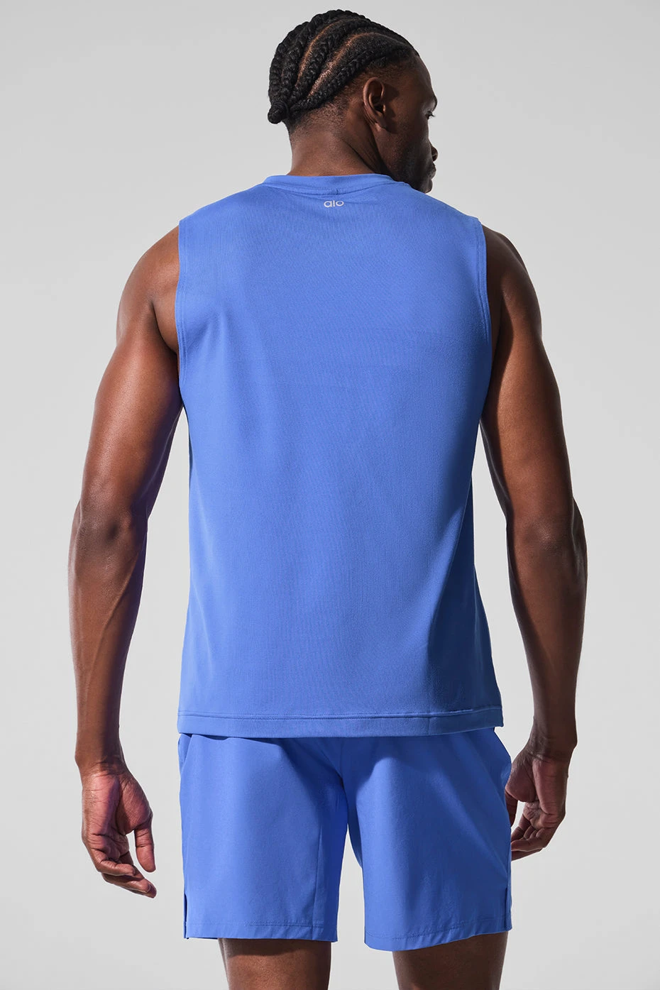 Conquer Muscle Tank - Marathon Blue 4 Conquer Muscle Tank - Marathon Blue - Image 2
