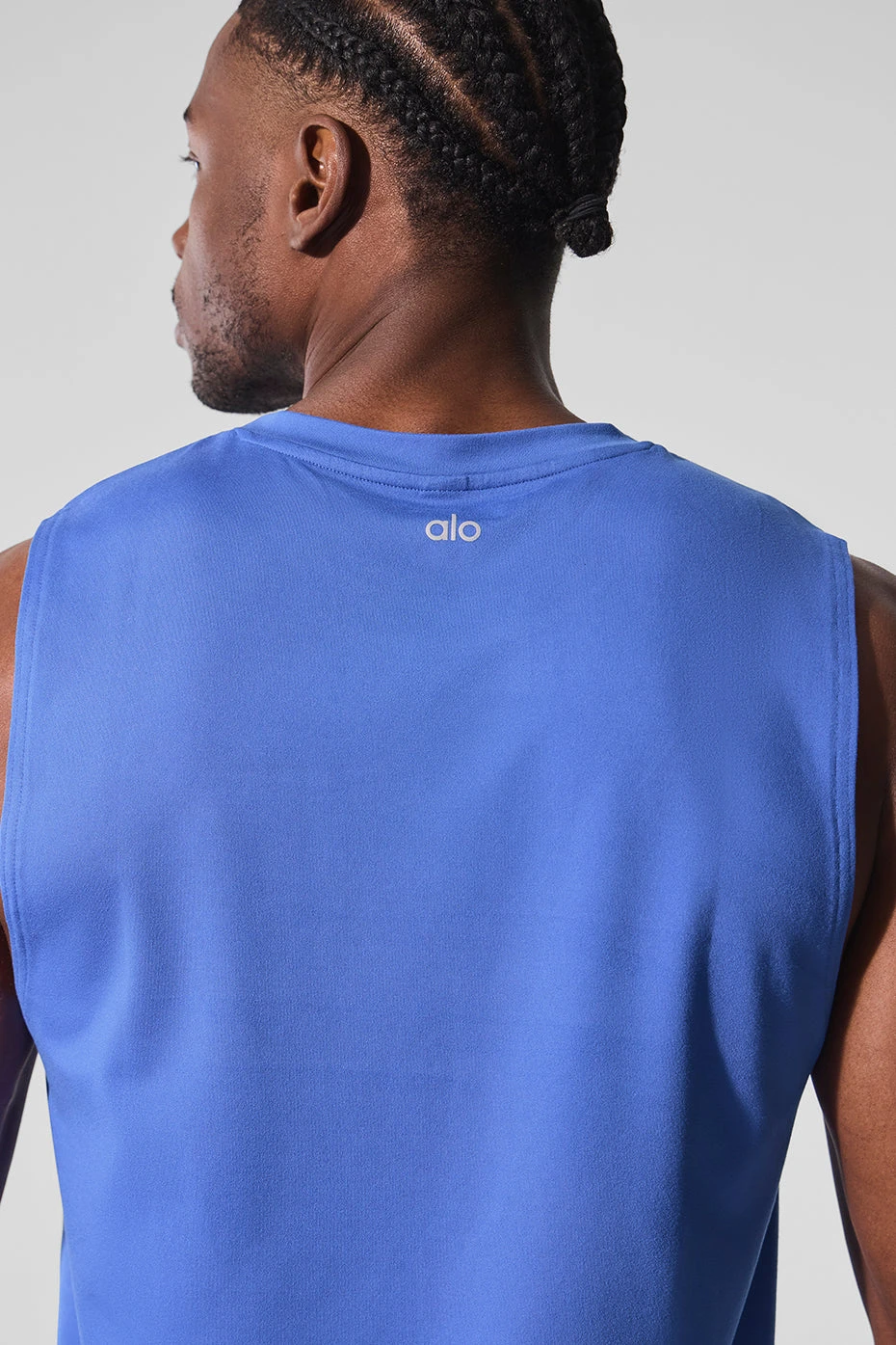 Conquer Muscle Tank - Marathon Blue 5 Conquer Muscle Tank - Marathon Blue - Image 3