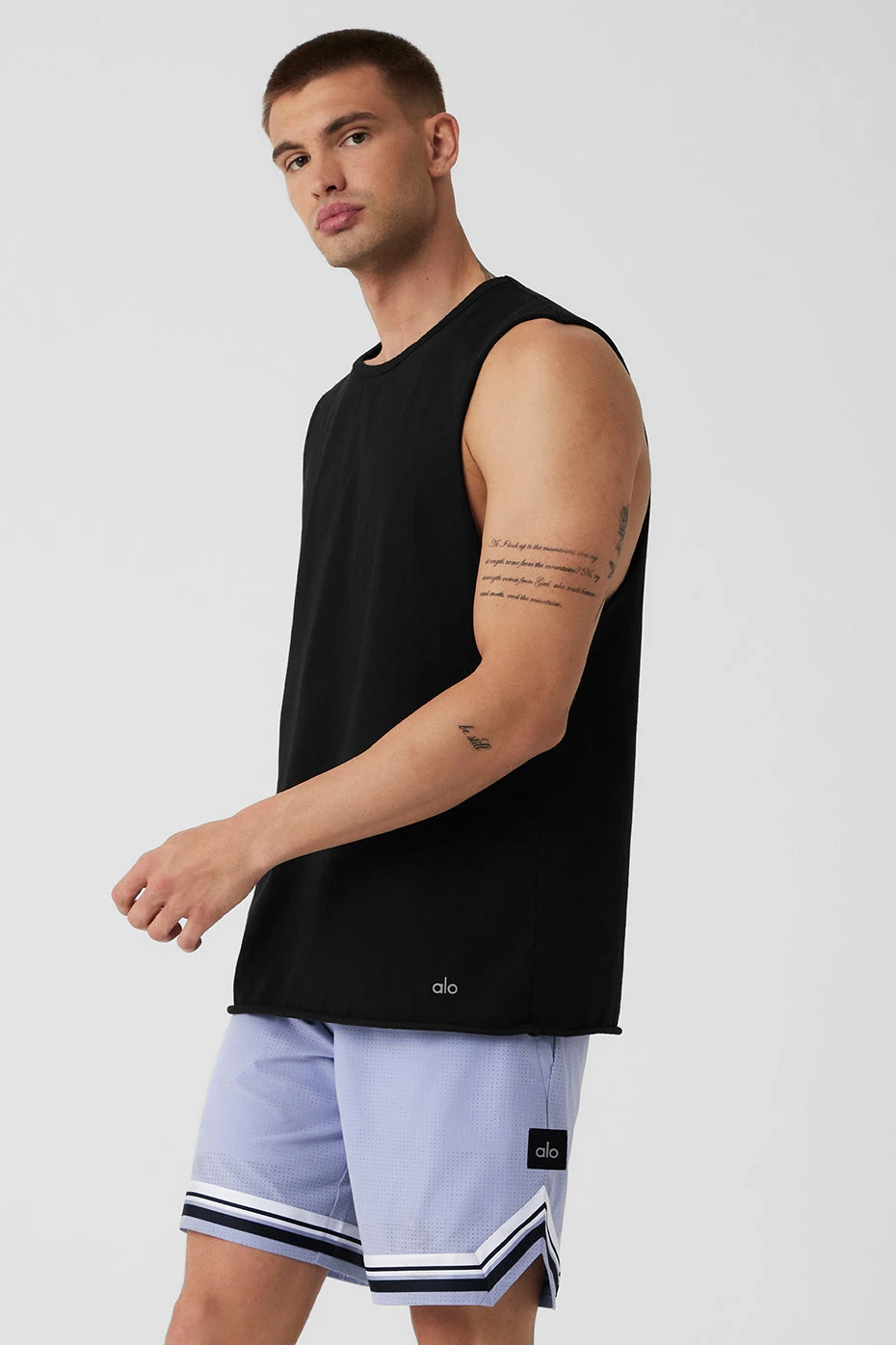 Society Raw Edge Tank - Black 5 Society Raw Edge Tank - Black - Image 3