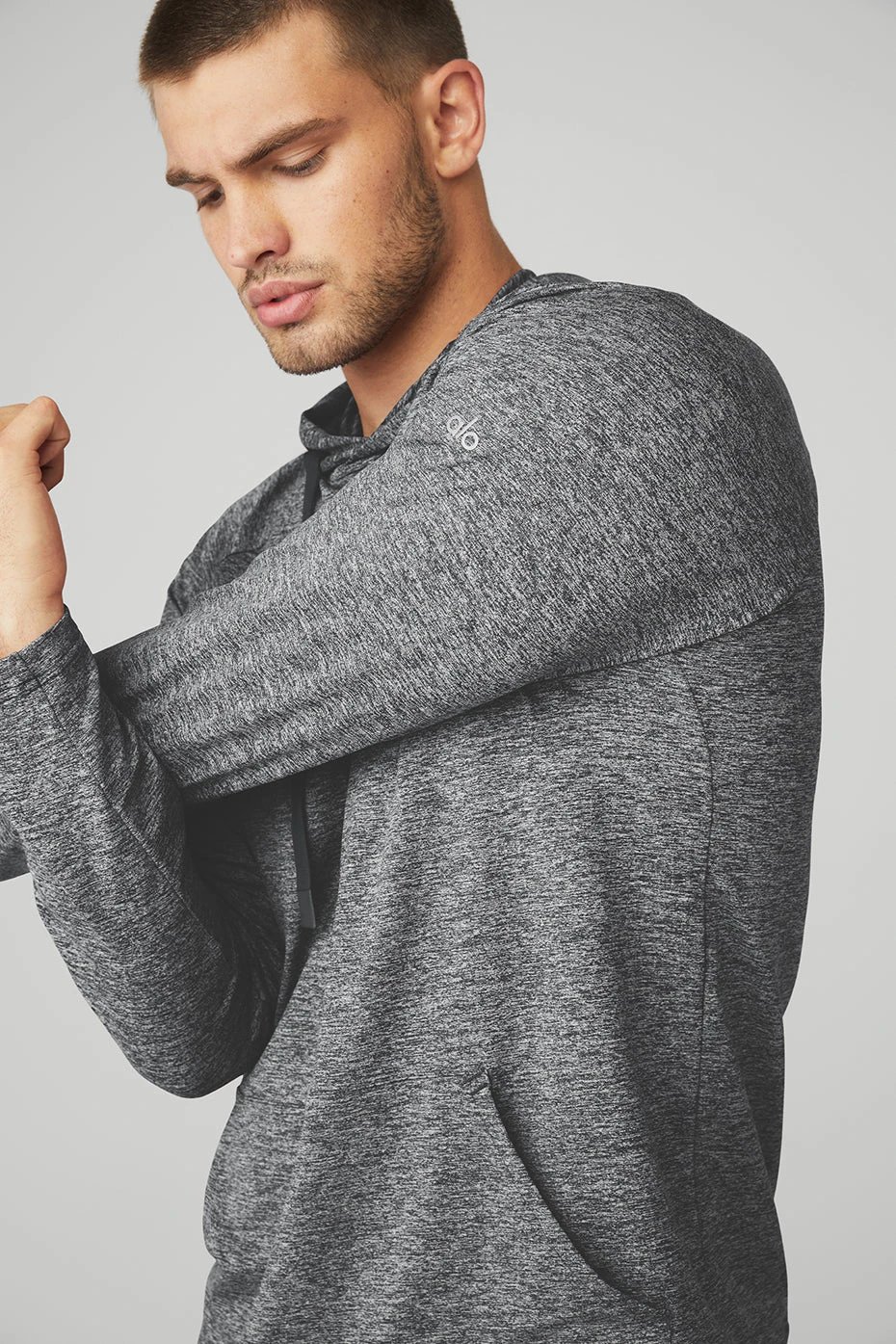 The Conquer Hoodie - Graphite Marl 6 The Conquer Hoodie - Graphite Marl - Image 4