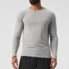 Triumph Long Sleeve Tee - Athletic Heather Grey 1 Triumph Long Sleeve Tee - Athletic Heather Grey -Alo Fashion Store M3079R 02910 b1 s1 a1 1 m93