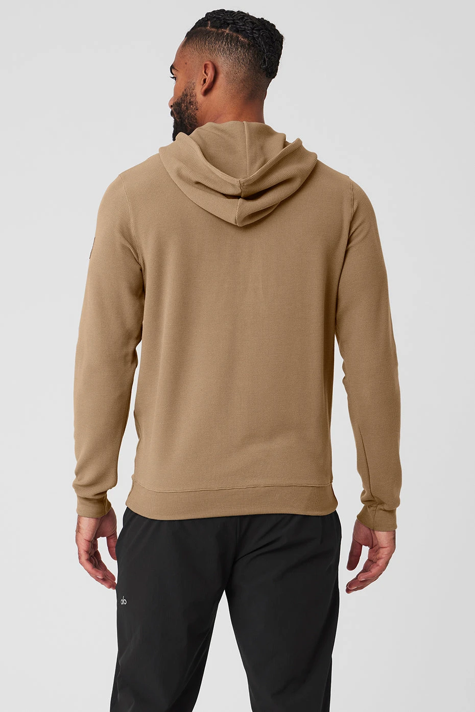 Micro Waffle Fast Break Hoodie - Gravel 4 Micro Waffle Fast Break Hoodie - Gravel - Image 2