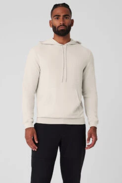 Micro Waffle Fast Break Hoodie - Bone
