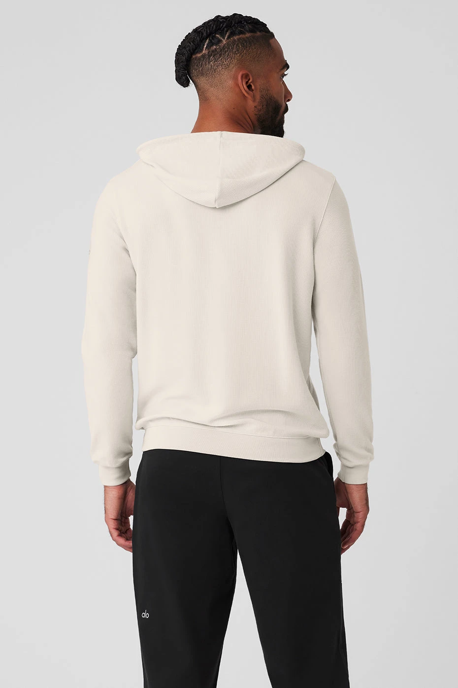 Micro Waffle Fast Break Hoodie - Bone 4 Micro Waffle Fast Break Hoodie - Bone - Image 2